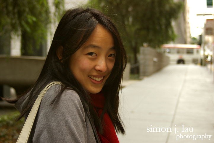 portrait taken in downtown san francisco