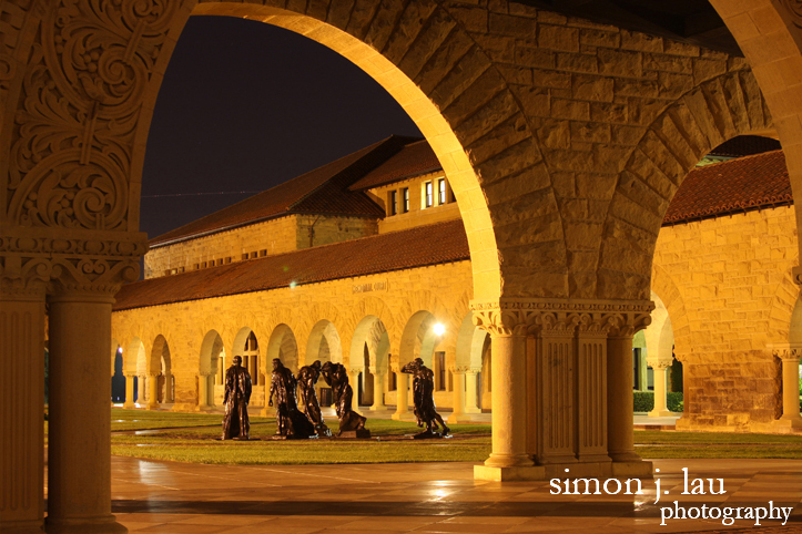 a photograph of stanford university