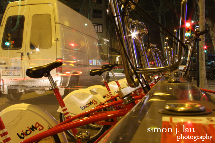 a photography of the bike sharing program in barcelona